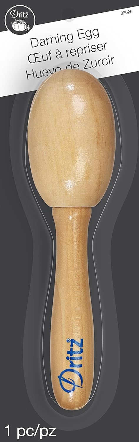 Dritz Clothing Care 82626 Darning Egg, Black , Brown : Everything Else