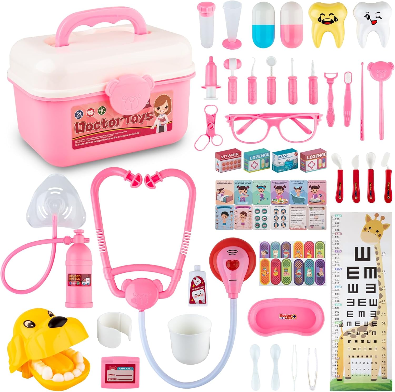 Maletín Médico De Juguete Para Niñas Y Niños – Set Completo Con Bata Y Accesorios Para Jugar A Ser Doctor Desde Los 3 Años