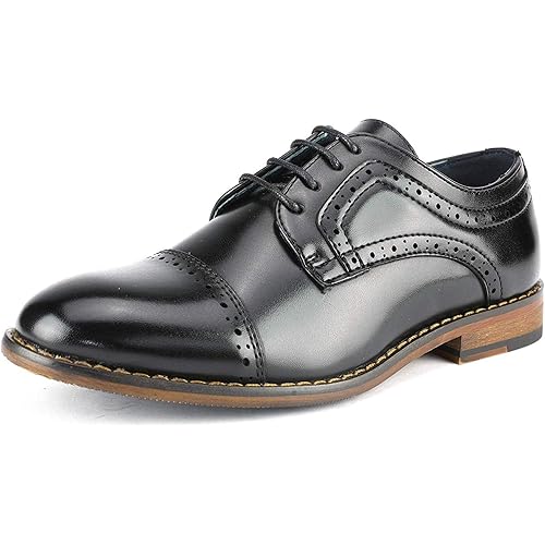 Bruno Marc Boy's Prince-K1 Classic Oxfords Dress Shoes