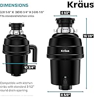 Vista 9 de KRAUS Kore KWU110-30-100-100MB - Lavaplatos de cocina con estación de trabajo, 30 pulgadas, montaje empotrado, cuenco individual, de acero Acero