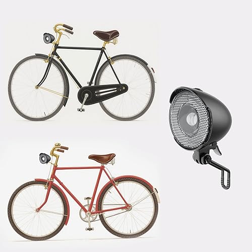 Miniatura 3 de New Version 350Lumen High-Brightness Headlights Retro Bicycle Headlights Classic Retro Night Riding Safety Bicycle Fog Lights Headlights with Bracket