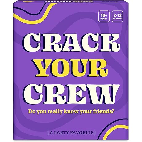 Crack Your Crew: The Hilarious Adult Party Game That Gets the Laughs Going