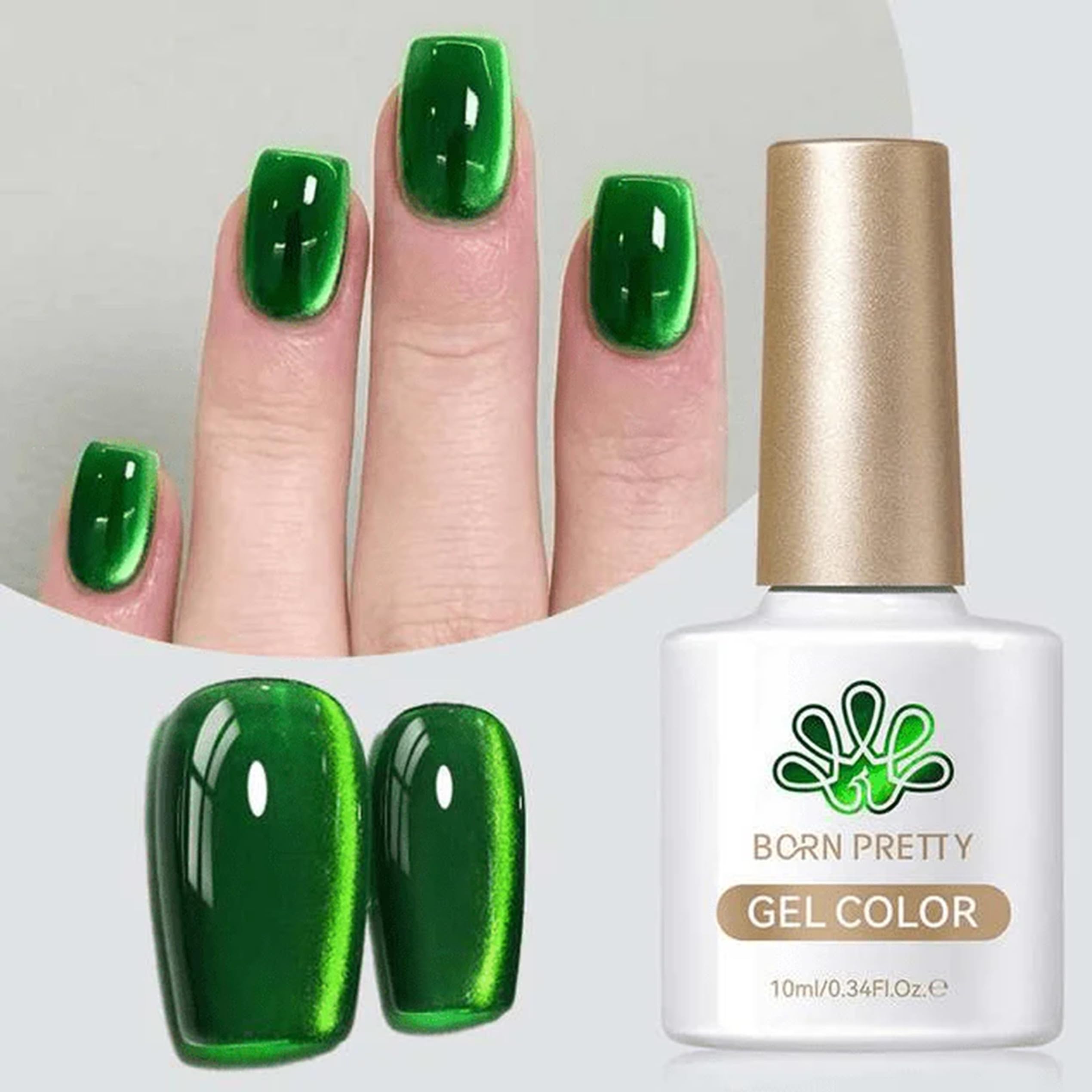 Born Pretty Cat Magnetic Eye Gel Nail Polish 10ml from BELLE GAGA® Cat Eye Magnetic Gel Polish for Nail Art Manicure Salon DIY at Home (MY269)-image-41