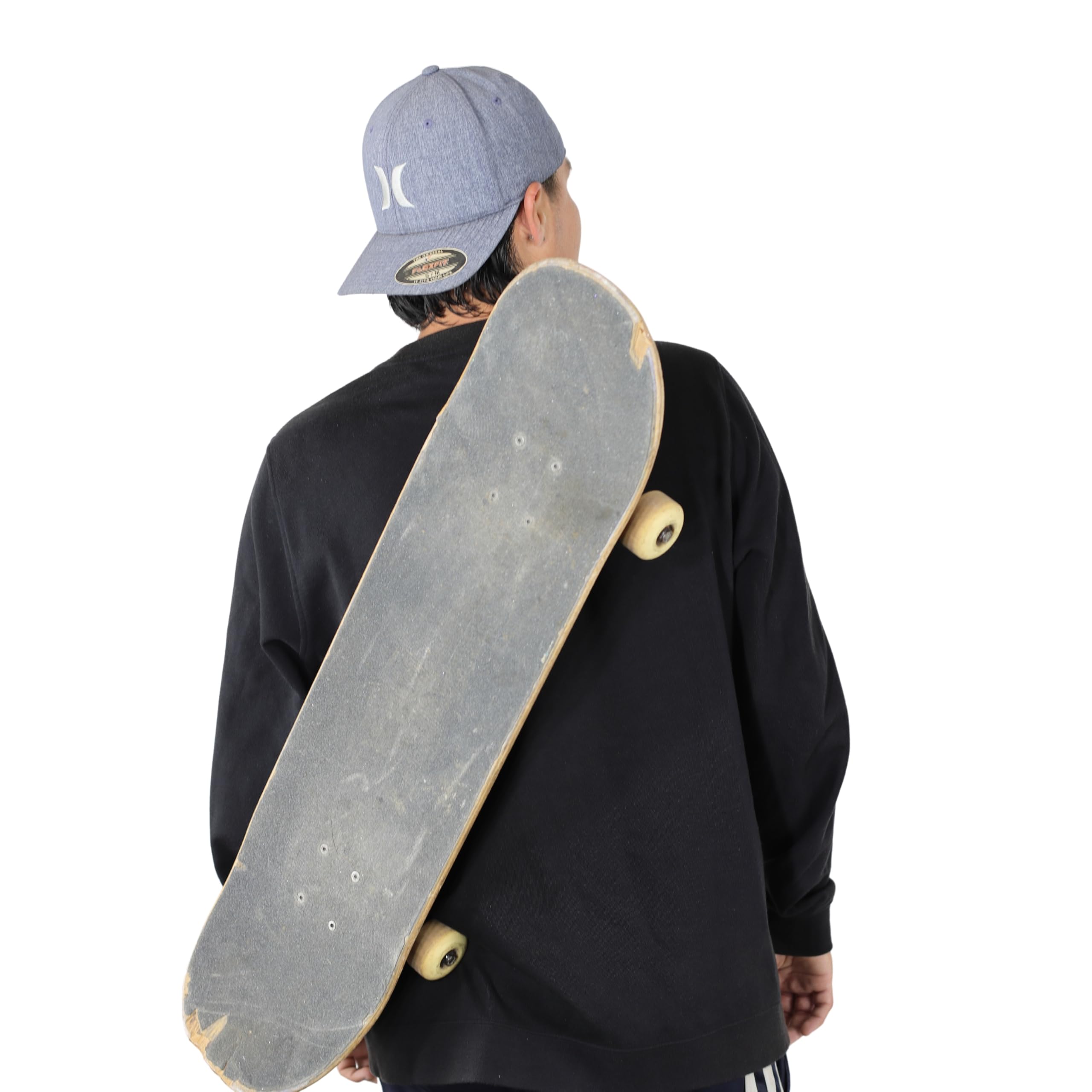 Accessoire skateboard, Sangle de transport pour skateboard, Sangle élastique pour planche à roulettes, solution de transport pratique et confortable pour un transport facile n'importe où, bleu, taille