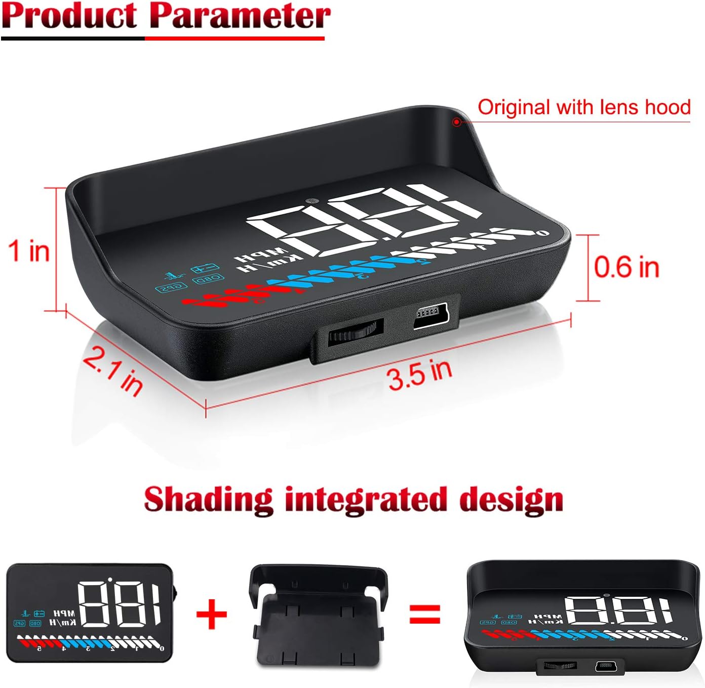Head Up Display kijelzés részletei