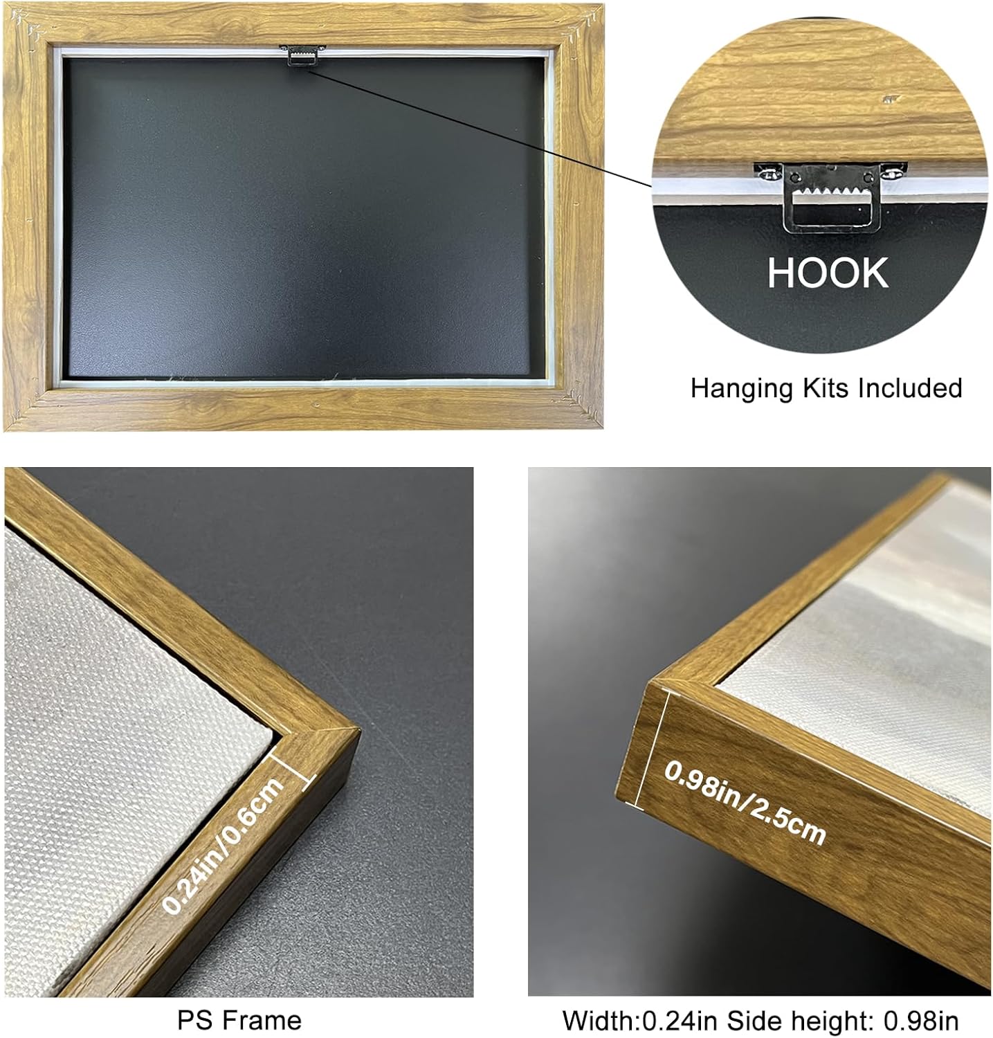 RaphelArt Large Framed Canvas Wall Art Home Decor,The House on The Coastal Vintage Decor,Warm Tone Landscape Painting Canvas Wall Art Decor for Living Room,Office,Bedroom,Bathroom,Kitchen,24''x36''