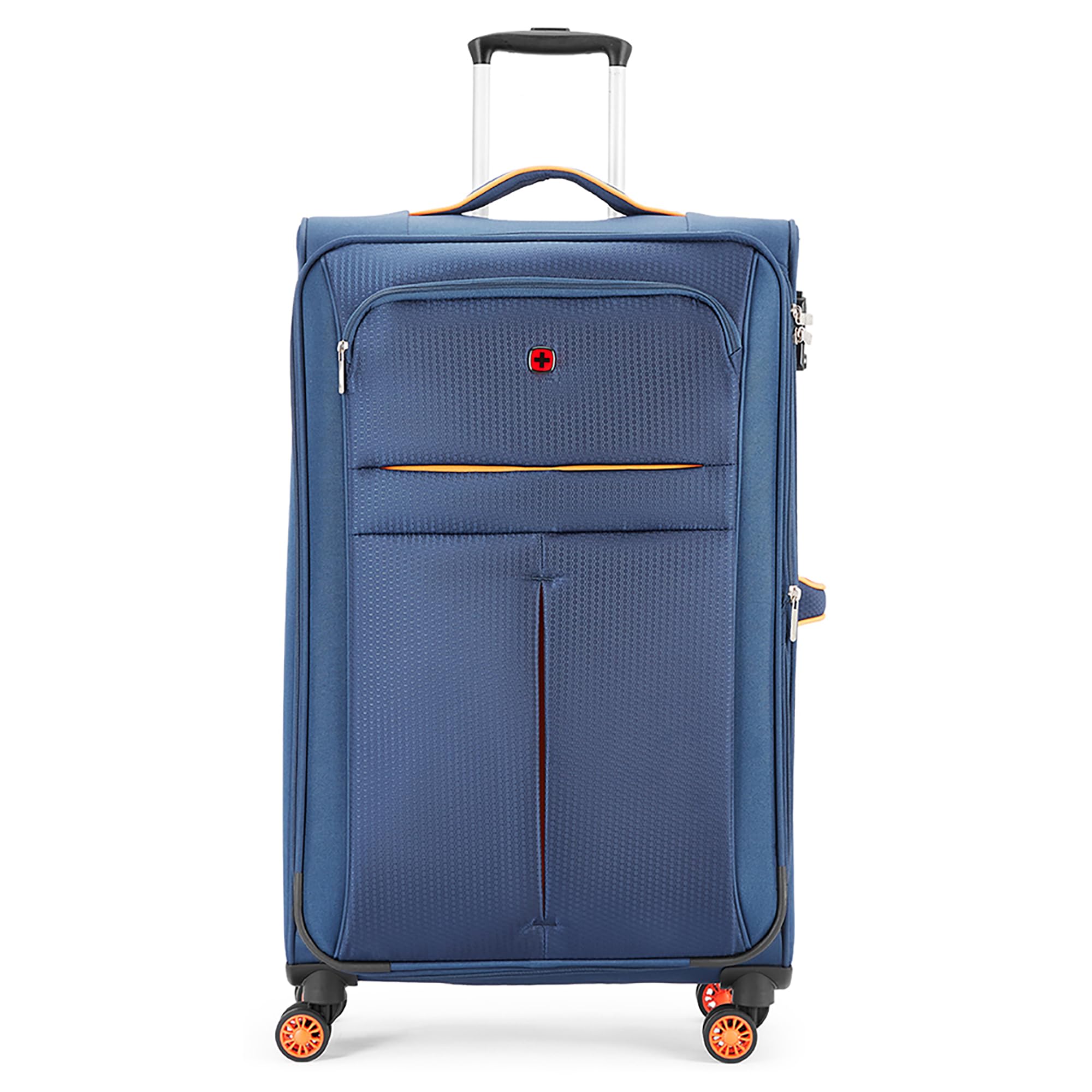Fiero-Pro Large Softside Suitcase, 116 litres, Blue/Orange, Swiss Designed-Blend of Style & Function, 612104-image-27
