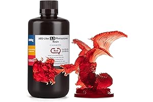 ELEGOO ABS-Like 3D Printer Resin, Precise 405nm UV Curing Resin with Strength