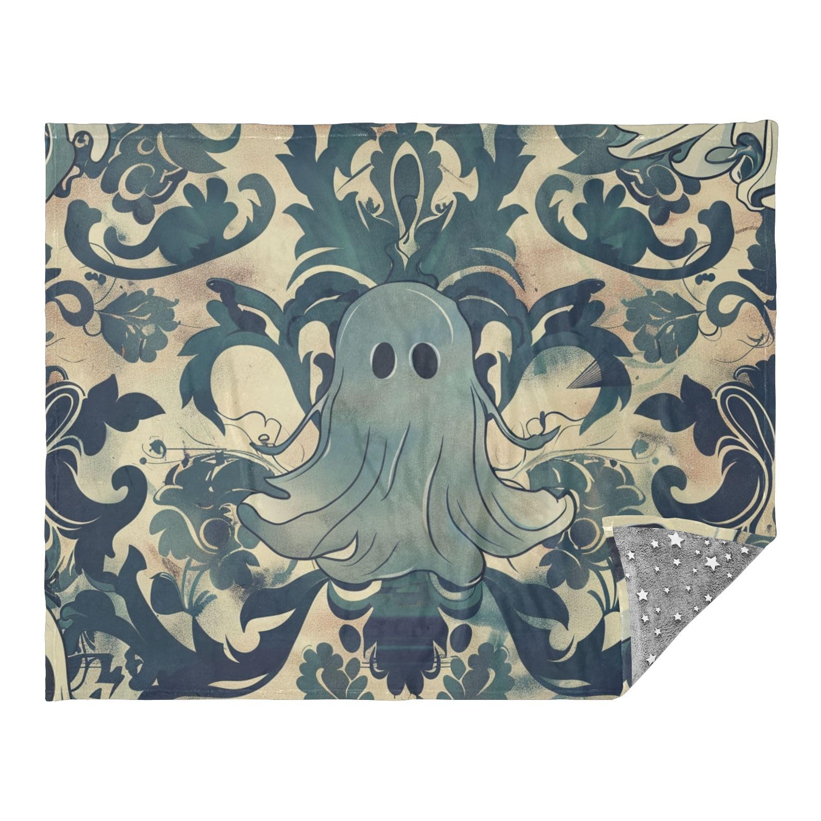 Couverture douce Happy Halloween 127x178cm pour salon et bureau