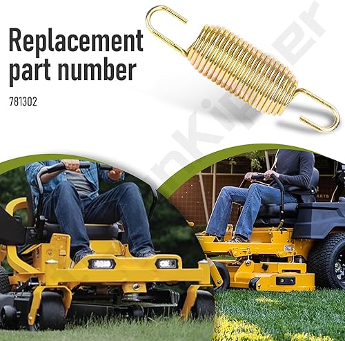 Miniatura 7 de KitchenKipper Muelle de tensión tensor de cubierta de cortacésped 781302 compatible con cortacésped Hustler FasTrak SD Super Z, uso en 926253 926295
