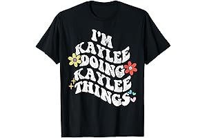 Retro Groovy Im KAYLEE Doing KAYLEE Things Funny Mother's T-Shirt