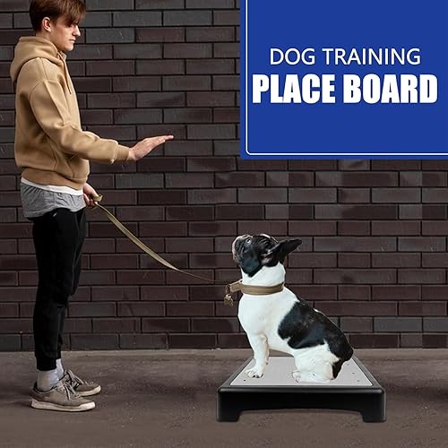 Miniatura 4 de YEXEXINM Tabla de entrenamiento para perros con superficie antideslizante, plataforma para entrenamiento de perros, plataforma portátil de agilidad
