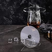 Vista 7 de 3 fundas para tazas de pistola de ahumar, tapas de infusor, fundas de bebidas de cóctel, accesorios para pistolas de fumar para copas de vino