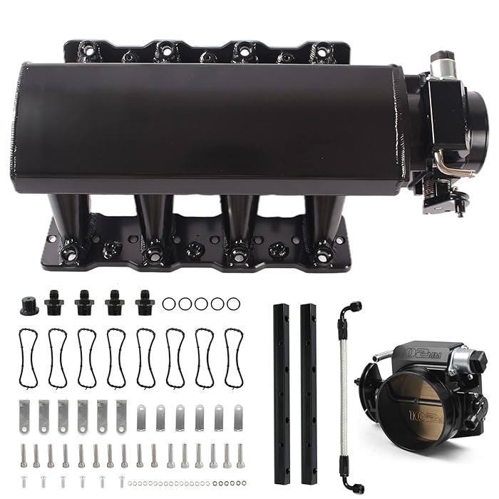 Buy POSENG LS LS1 LS2 LS6 Intake Manifold with 102mm Throttle Body