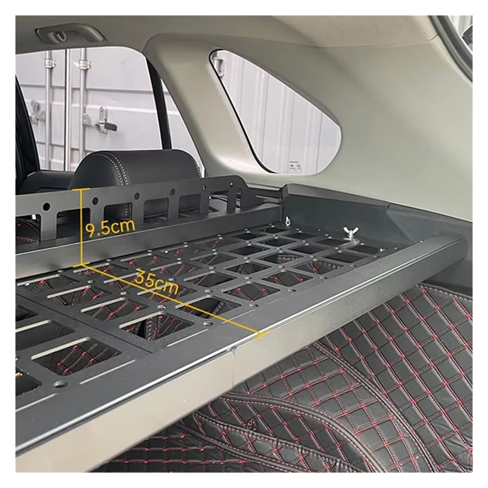 Coche Maletero Cubierta para Toyota para RAV4 2019-2024 Maletero Trasero Estantes Almacenamiento Equipaje Estante Organizador Cartel Colgar Panel Molle Carga Retráctil