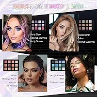 Vista 3 de Color Nymph Conjunto de maquillaje todo en uno para niñas de cualquier edad, kits de maquillaje para adolescentes para principiantes con estuche