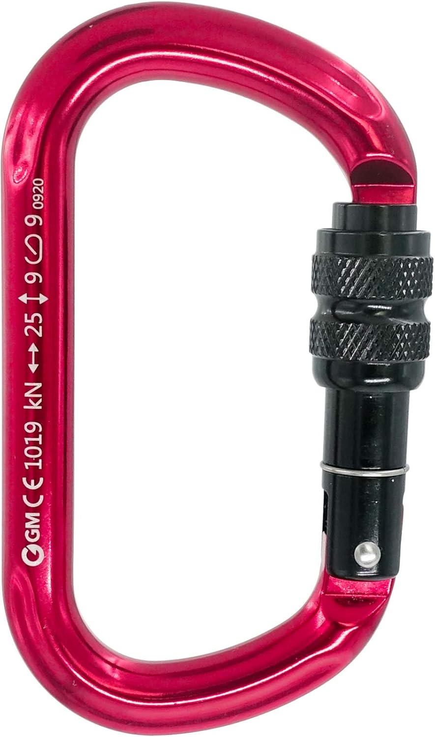 GM CLIMBING 25kN Zipline Trolley Kit with Screw Oval Locking Carabiner Double Speed Pulley Stainless Steel Wheel for Outdoor Backyard Zipline Rigging System CE UIAA Certified : Sports & Outdoors