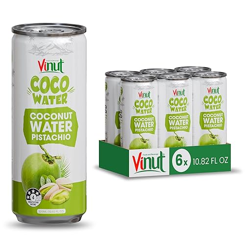 Miniatura 14 de Vinut Bebida de agua de coco original (16.57 onzas líquidas, paquete de 6), hidrata de forma natural, fresca, alta en calcio, rica en nutrientes