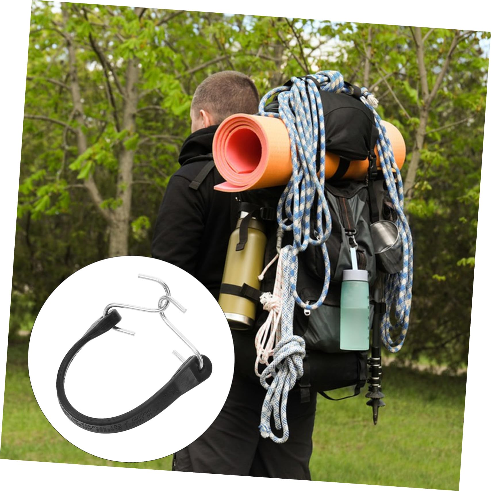 10stücke Gepäckgurte mit Haken zur Befestigung von Gepäck für Reisen und Outdoor-aktivitäten Robuste und Zuverlässige Gepäckverbindungsgurte für Koffer und Reisegepäck
