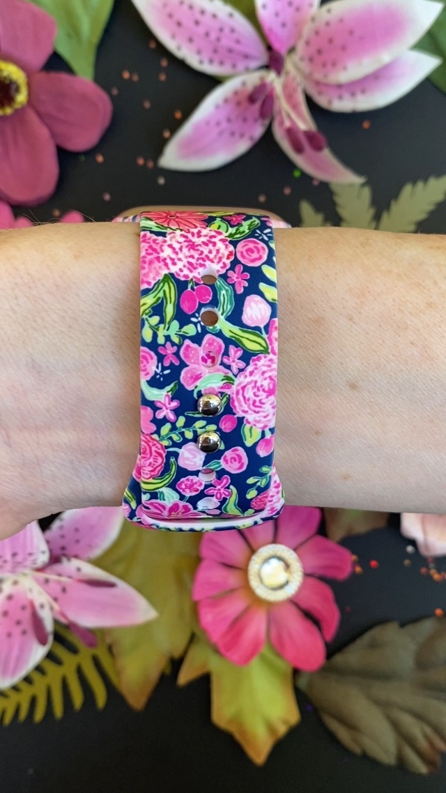 Correa Floral compatible con iWatch 38-45 mm miniatura 7