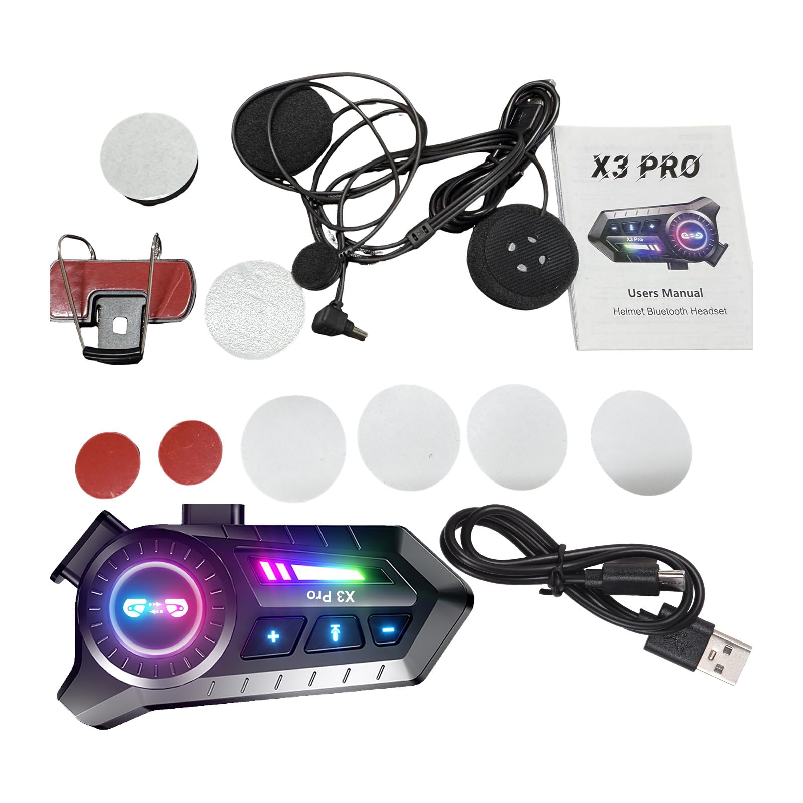 Intercomunicador inalámbrico de moto IP67 para hablar sin interrupciones 7