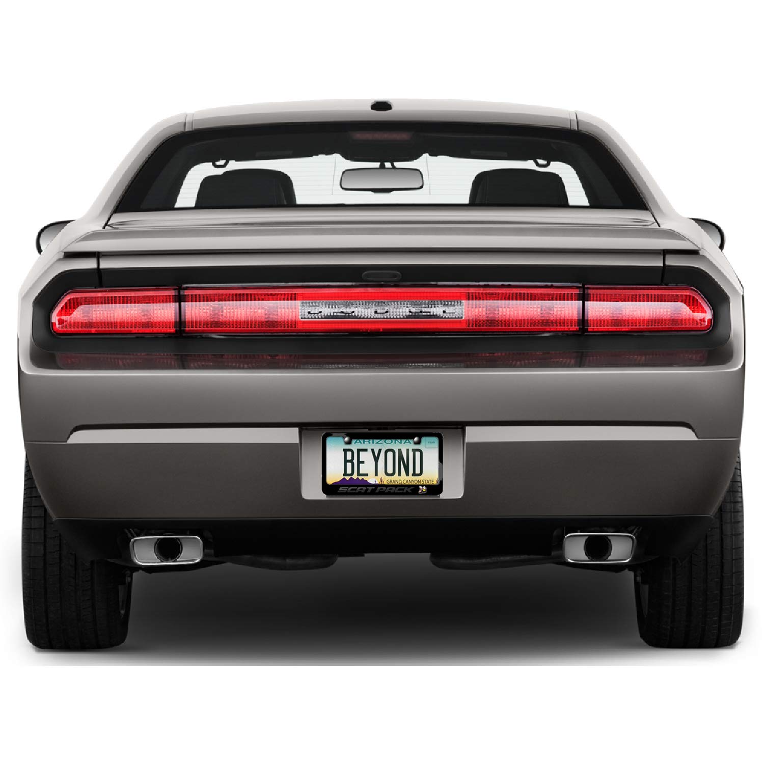 IPick Image For Dodge SRT Hellcat Full-Color Die-Cut Metal