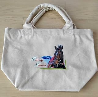 リバティアイランド トートバッグ ピンバッジ付き