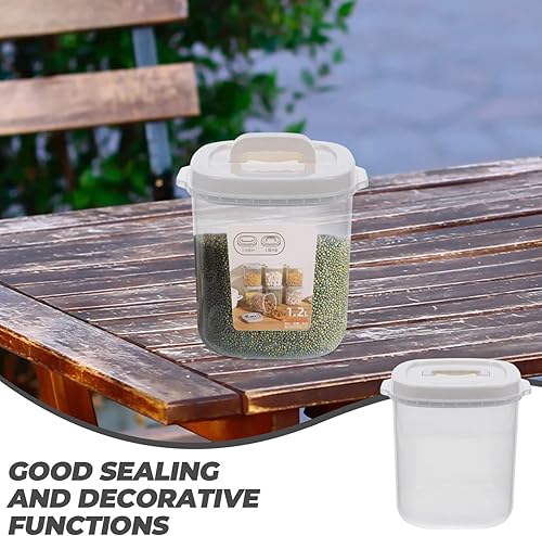 Miniatura 2 de CALLARON Contenedor de almacenamiento de alimentos cubo de arroz recipiente de cocina caja de almacenamiento de cereales caja de almacenamiento de