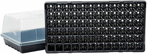 Bootstrap Farmer - 72 celdas charola para esquejes – Plantación de semillas, Tierra y cultivos hidropónicos., Negro