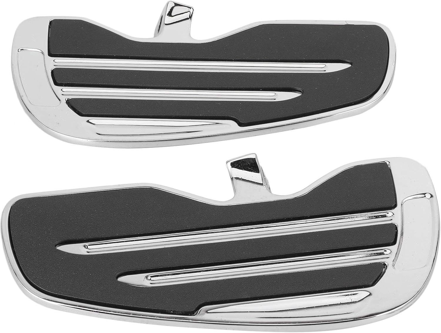 Luqeeg Front Rider Floorboards, Motorcycle Floorboards, Motorcycle Footrest | Foot Pedals | Foot Pegs Fit for Indian/Sixty/Bobber 2015-2021 (B)