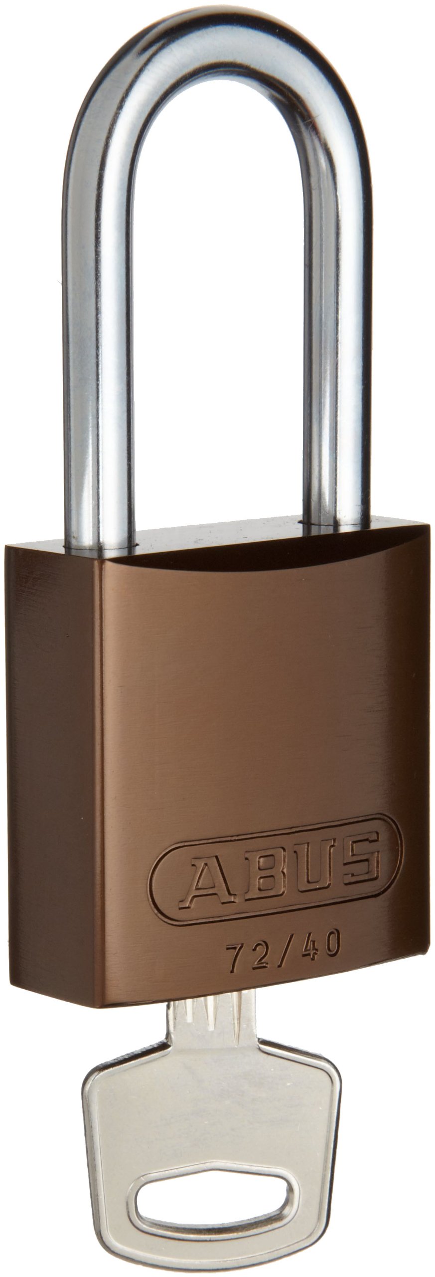 Brady-104578 Aluminum Lockout/Tagout Padlock, Keyed Different, 1-3/5" Body Length, 1-1/2" Shackle Clearance, Brown (Pack of 1)