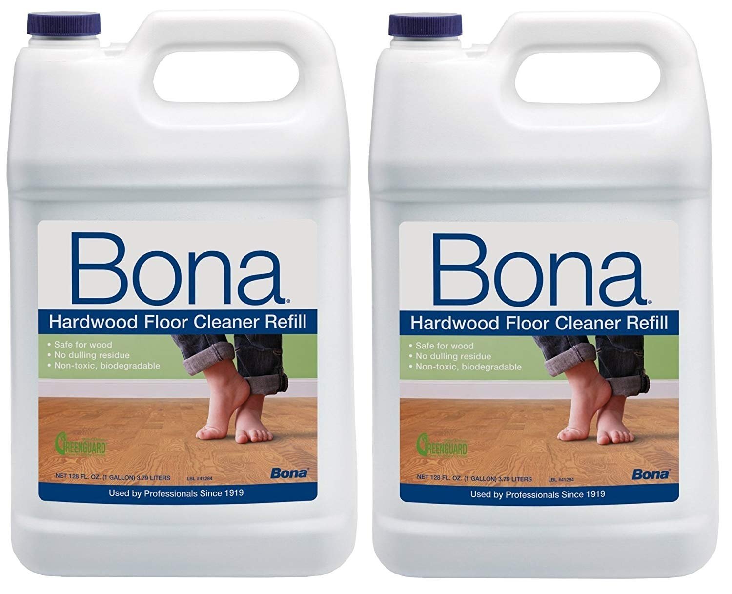 Bona® Hardwood Floor Cleaner Refill, 128 Fl Oz (Pack of 2)
