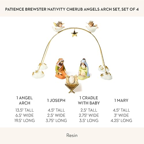 Vista 10 de MACKENZIE-CHILDS Patience Brewster - Figura de Belén de Navidad, decoración del hogar, Frank the Camel