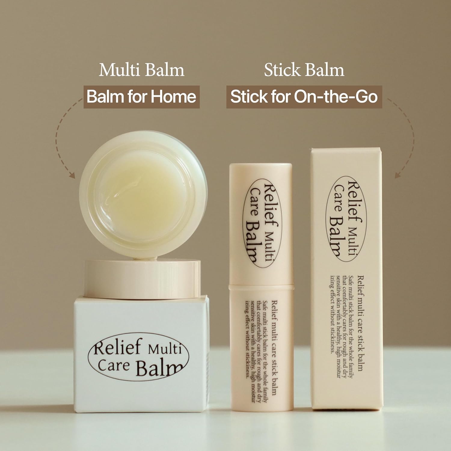 LU'PIUM Relief Multi Care Balm 30g, 1.06 oz – Vegan Moisturizing & Soothing All-in-One Balm for Face, Lips & Body, with Cica, Ceramide & Natural Oils, Korean Skincare - Image 8