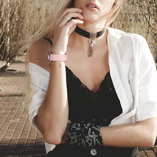 Miniatura 3 de ViCRiOR Bandas compatibles con el reloj inteligente Fossil Gen 5E de 1.654 pulgadas, liberación rápida, silicona suave, sin decoloración, estampado