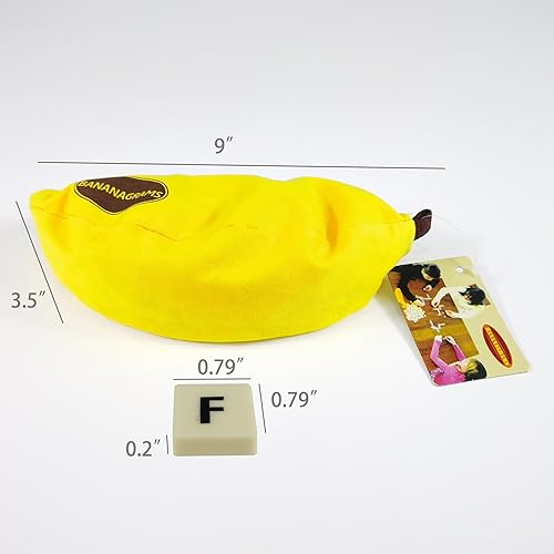 Miniatura 5 de FixtureDisplays Juego de palabras de plátano multipremiado con azulejos de letras juego de palabras familiares para hasta 16 jugadores 15887-NF