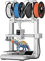 Anycubic Kobra X Multicolor, impressora 3D. Configuração simples, impressão nativa de 4 cores com até 19 variações, velocidade de impressão de 600mm/s, câmera inteligente