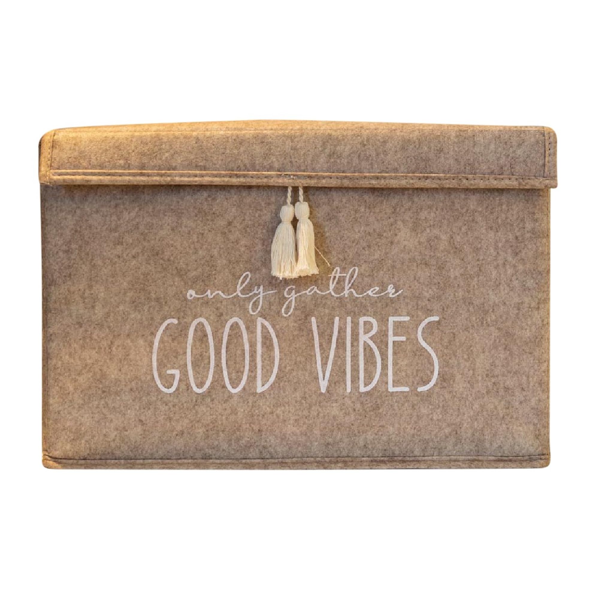 Boîte de rangement good vibes pour créer une ambiance sereine chez soi