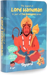Toynama Educational Toys for Kids - Hanuman 25 Pcs Jigsaw Puzzles Ages 2+ | Cultural Interactive Learning with App Price In India