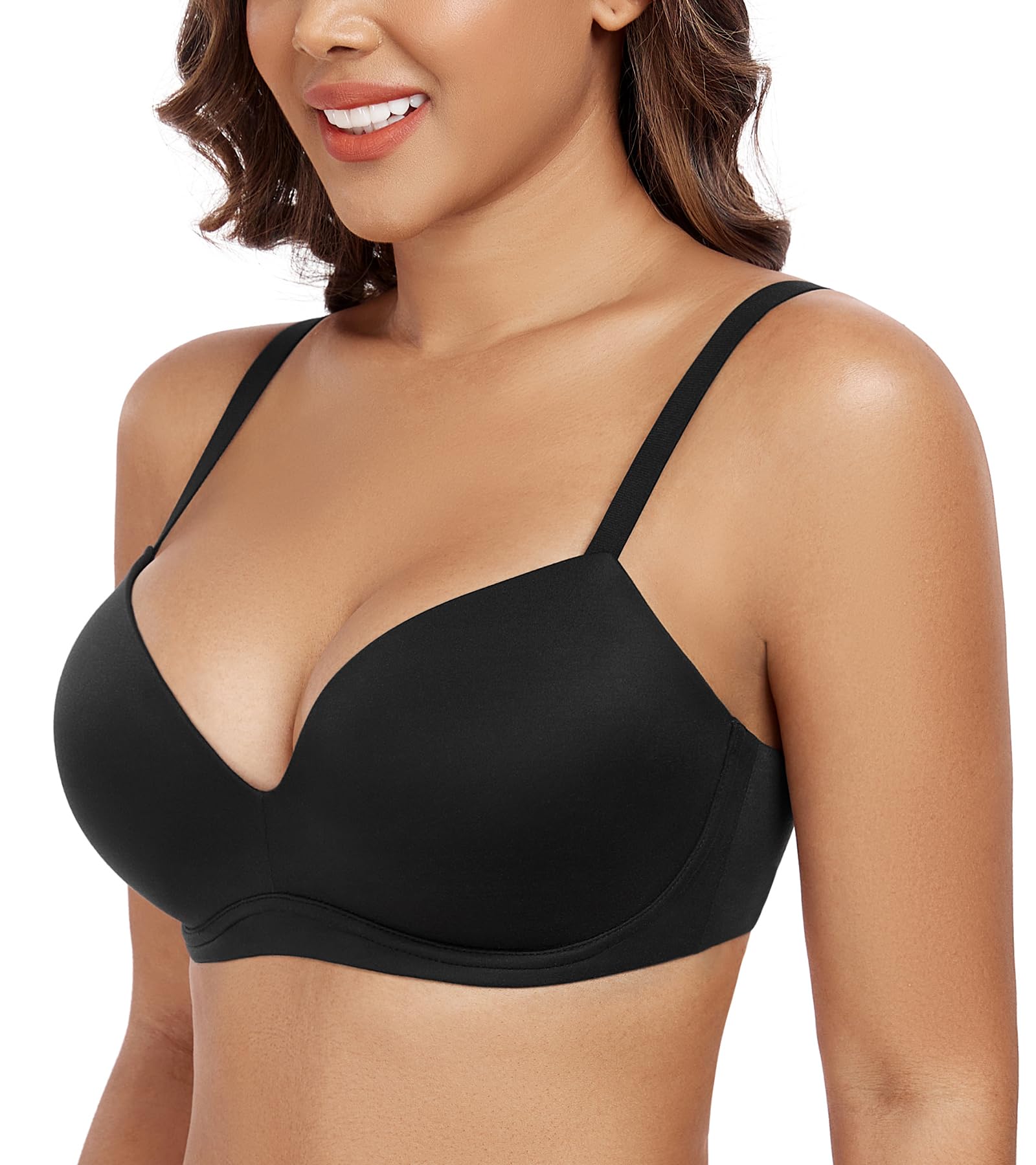 DotVol Damen Push Up BH Bequemer gepolsterter Bra für Frauen Ohne Bügel Unterwäsche Alltag BH