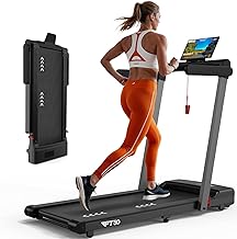 Foldable Treadmill for Home Walking Pad: 2 in 1 Walking Pad with Handle ...