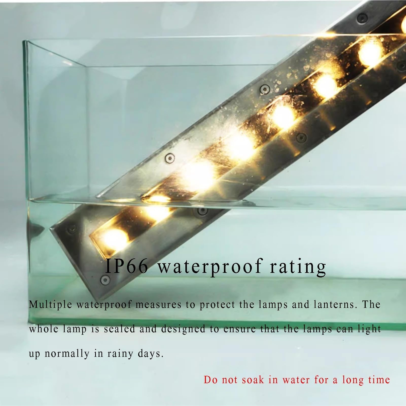Illuminazione Esterna Paesaggio IP68 Impermeabile Luci A Terra A LED Striscia Lunga Rondella Parete Sepolta GardStep Luci 18W per Cortile & Pathway Illuminat