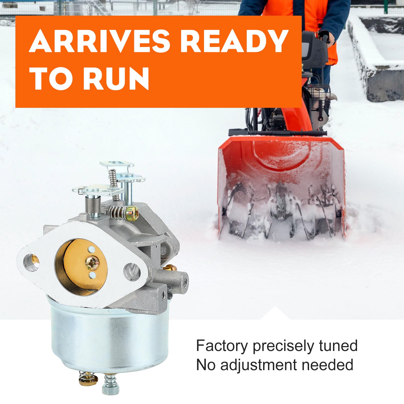 Carburatore Di Ricambio Adatto For Motore Spazzaneve H70 - Foto 9