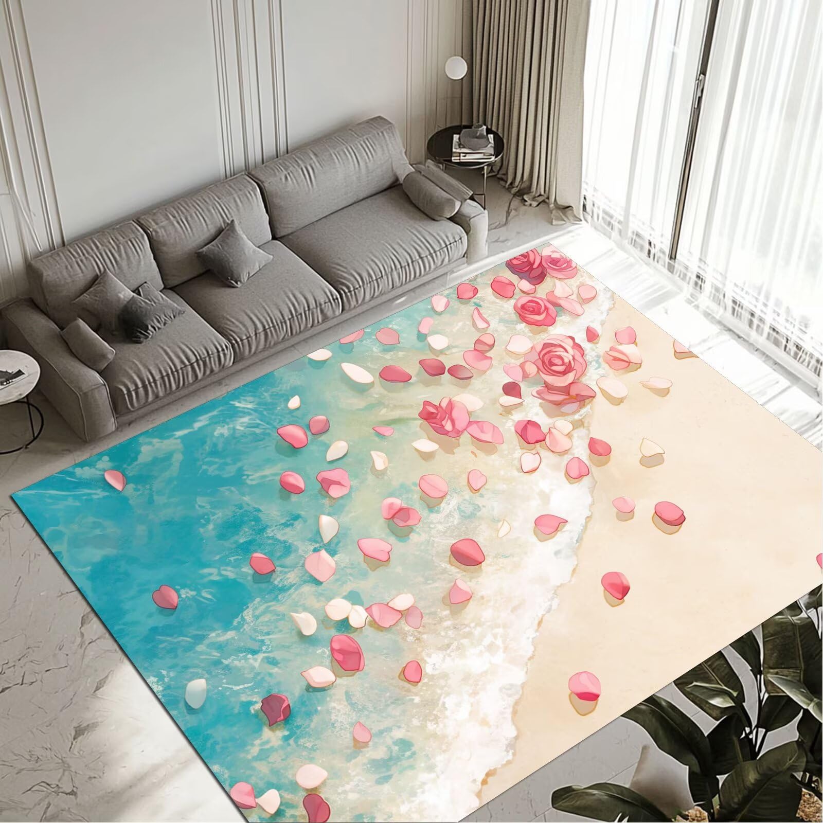 Tapis Sea lavable pour entrée propre, tapis de cuisine 50x80cm