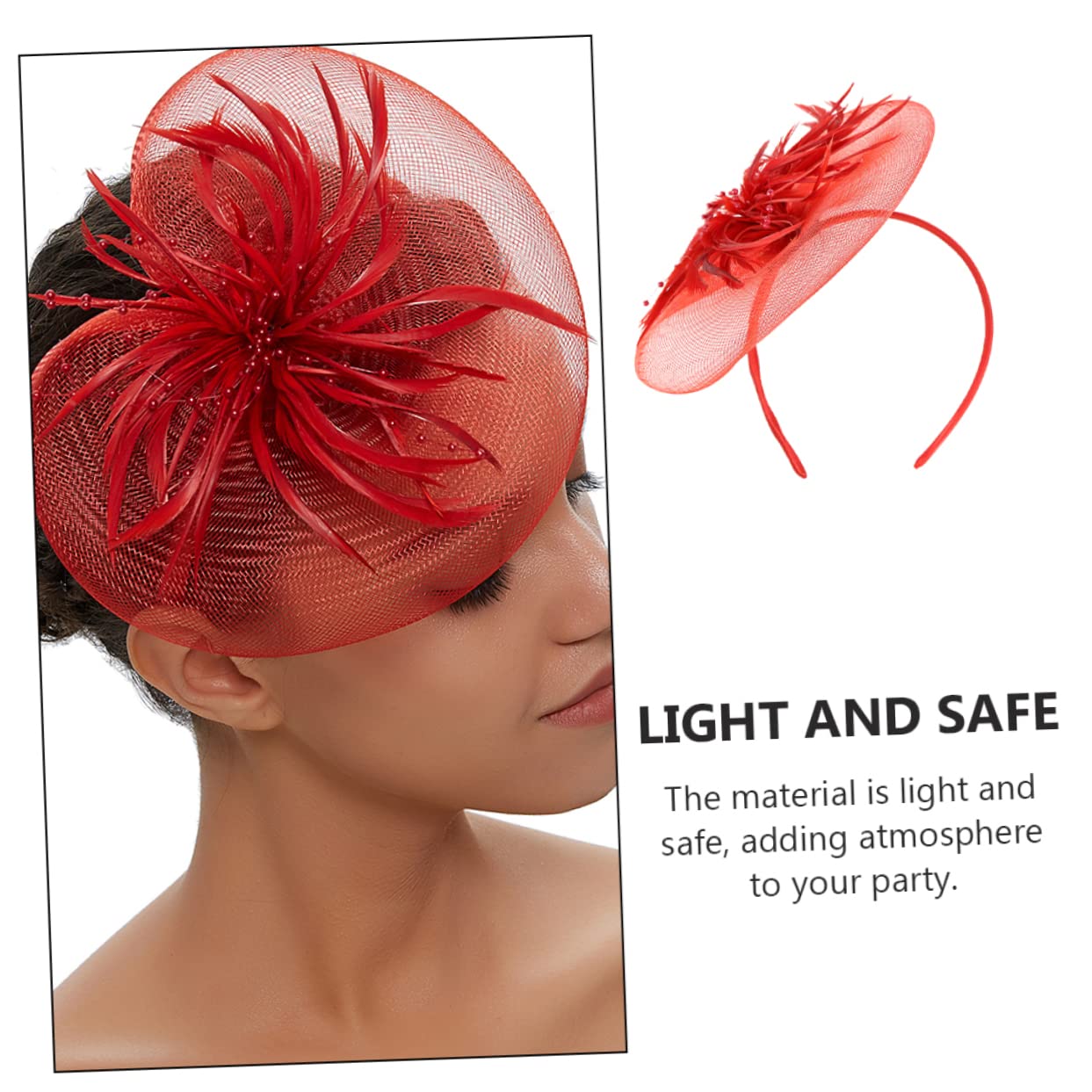 FOMIYES 3 Piezas Elegantes De Para El Cabello Con Lazo Accesorios Para El Cabello Para Niña Tocado De Fiesta Hilo De Red Artificial