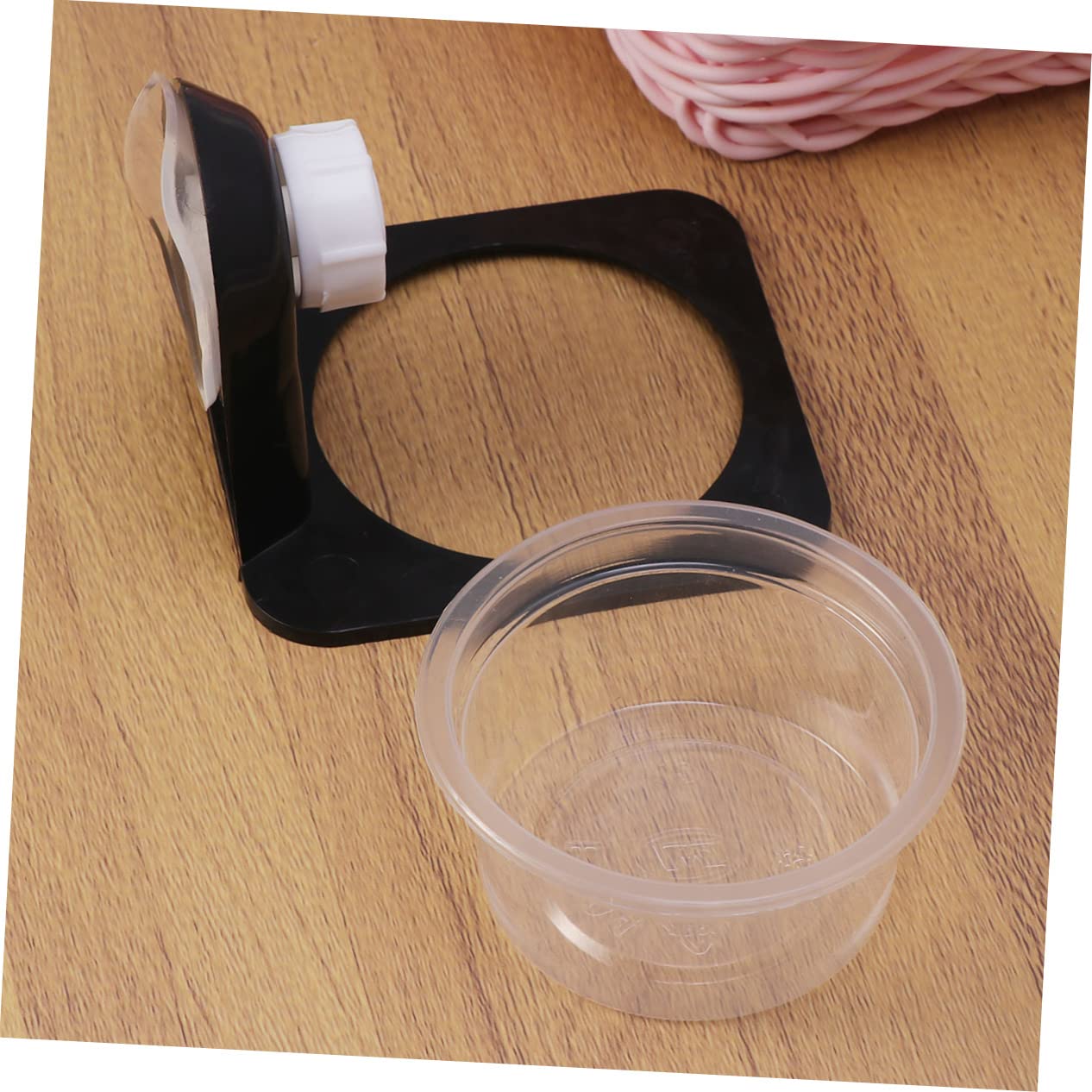 Mikikit 3pcs Reptile Food Water Dish Suction Cup Style Feeding Bowl for Tortoise Lizard Gecko Durable Black Reptile Bowls for Easy Cleaning and Space Saving