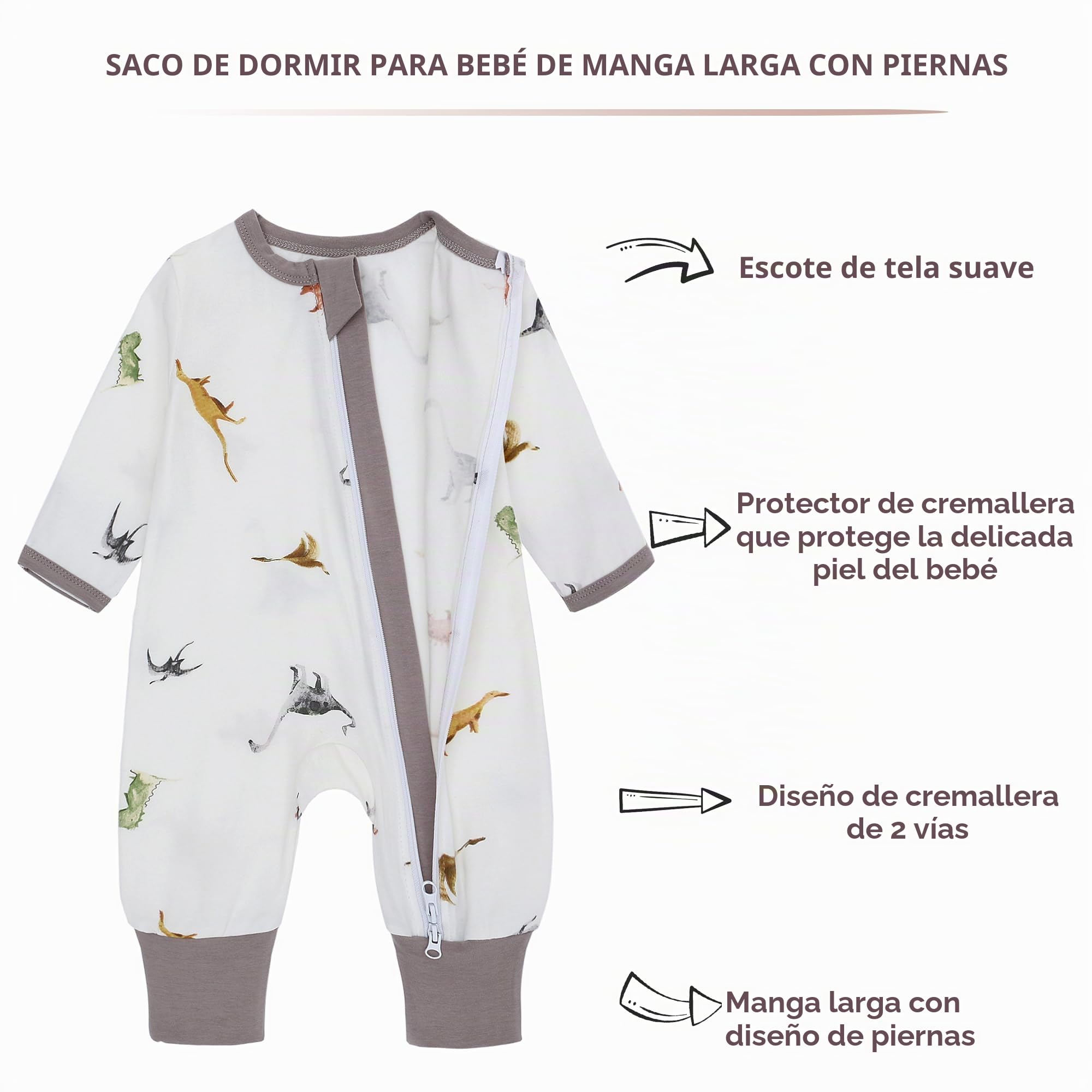 Pack de 3 peleles para bebé recién nacido, bebé niño niña, mono de manga larga, 0-24 meses