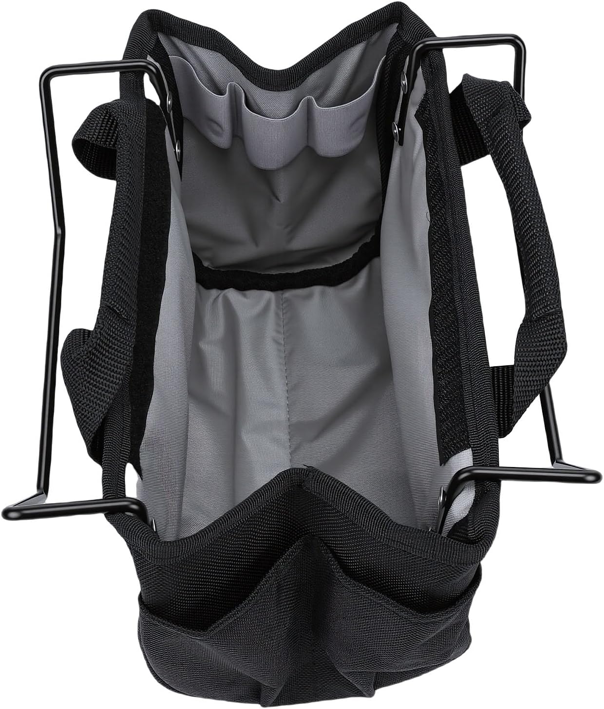 Eujgoov Heavy Duty Tool Bag, Large Capacity Ladder Hold Tool Pouch with Water Proof 1680D Oxford Fabric and Multiple Slots, for Electricians Construction Workers Carpenters Plumbers