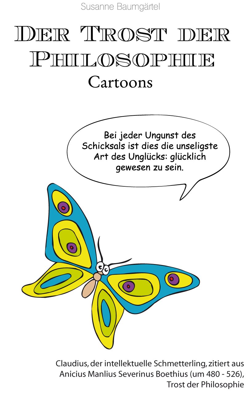 Der Trost der Philosophie Cartoons eBook Baumgärtel, Susanne Amazon