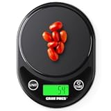Food Kitchen Scale Digital Weight Grams and Oz with IPX6 Waterproof,Professional Digital Kitchen Food Scale 11lb/0.01oz with LCD Display for Weight Loss Dieting Baking Cooking